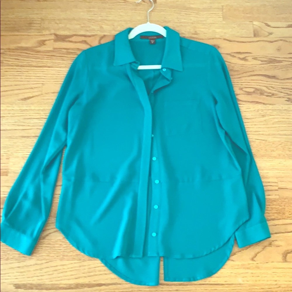 Turquoise blouse